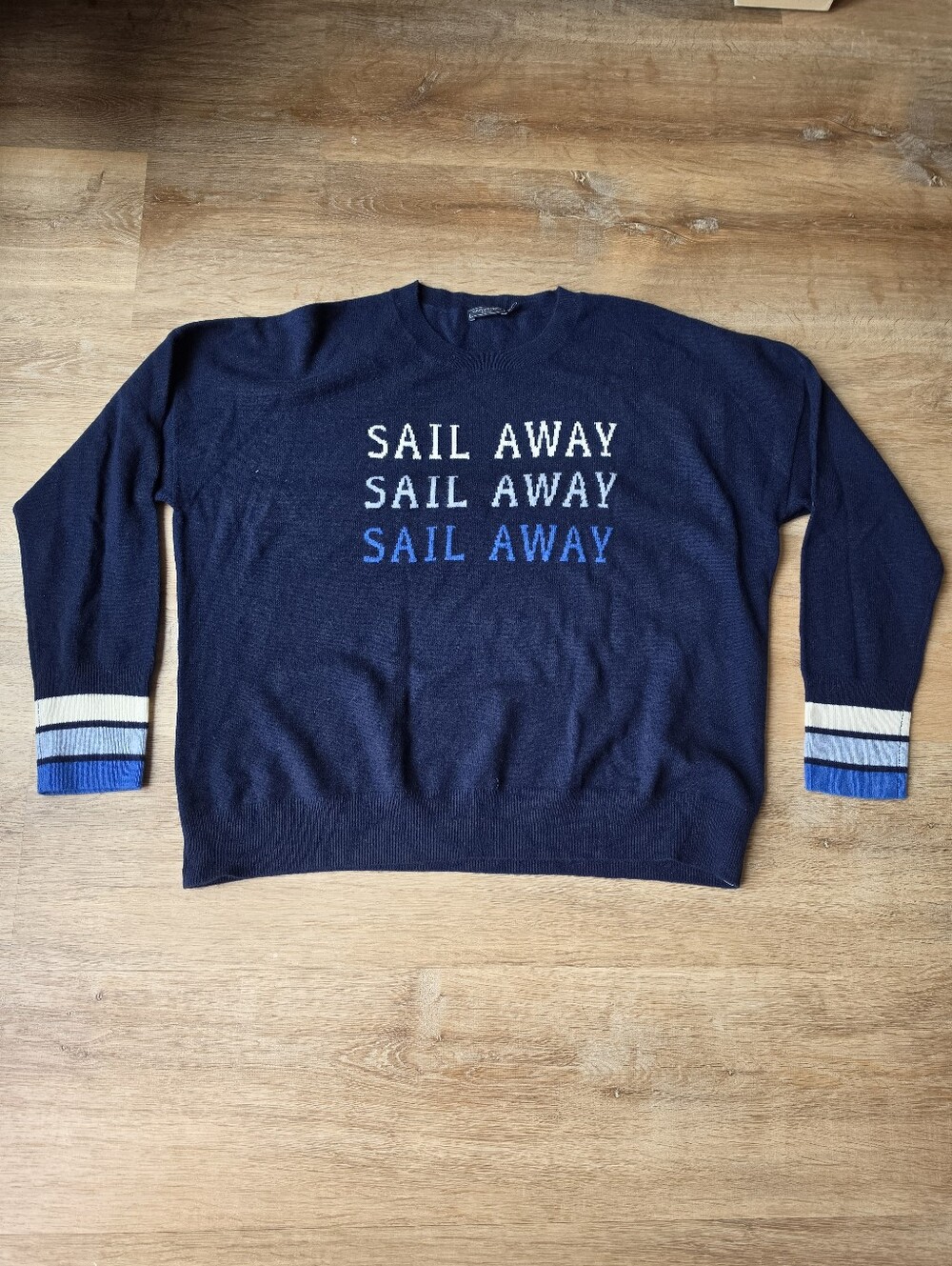 NWOT Vineyard Vines Cashmere "Sail Away" Crew Neck Sweater Sz XL